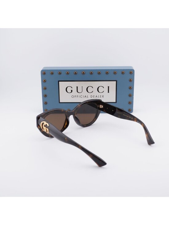 Gucci GG1976SK 003 Cat Eye Sunglasses - Havana / Brown main image 11
